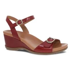 Footwear Outlet Store 15 Dansko Arielle Red Glazed Leather