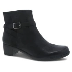 Dansko Cagney Black Burnished Suede