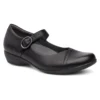 Dansko Fawna Wide Black Milled Nappa