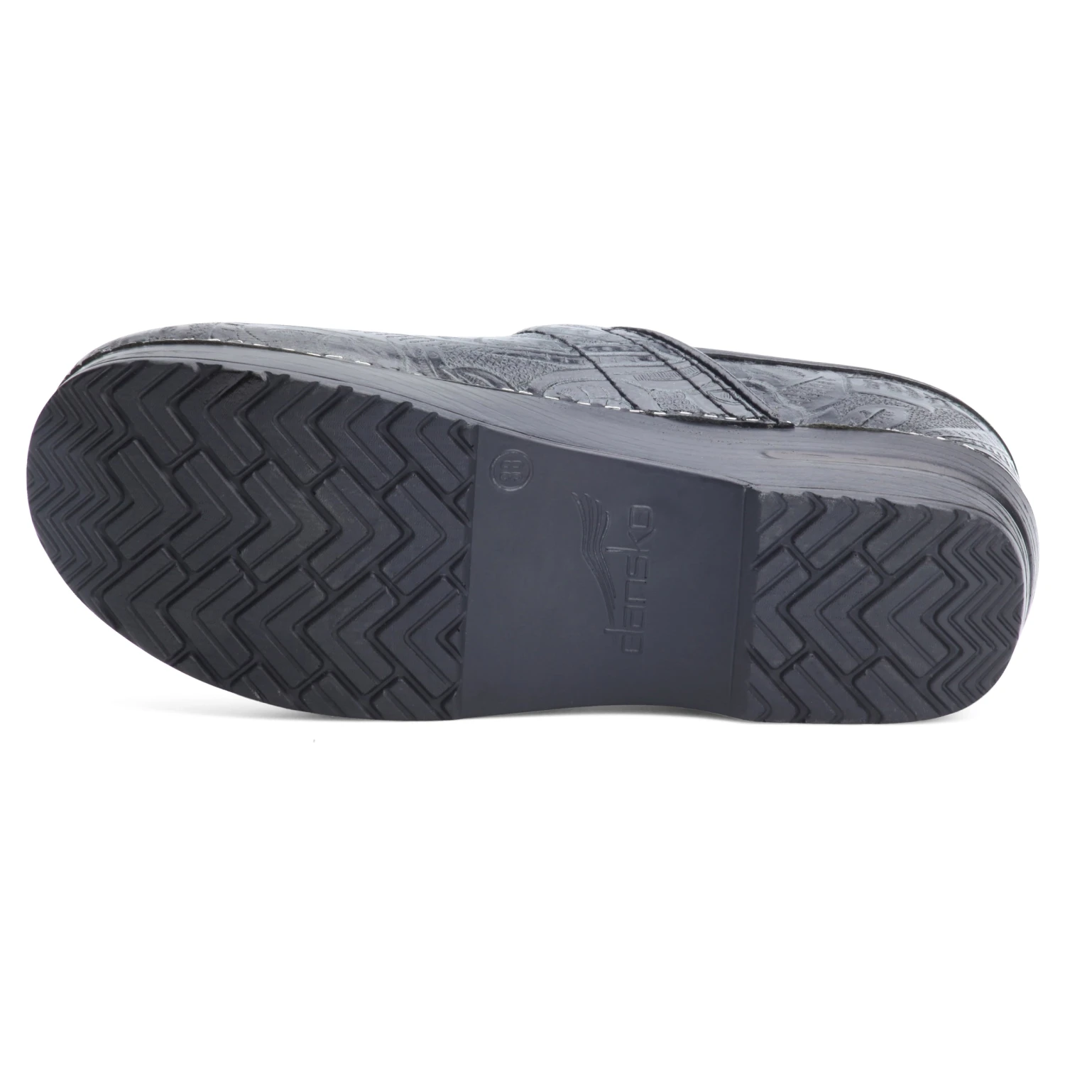 Dansko Wide Pro Black Tooled 6 Dansko Wide Pro Black Tooled - Image 6