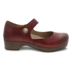Dansko Beatrice Red Waxy Burnished -Footwear Outlet Store 9423227800 VIS