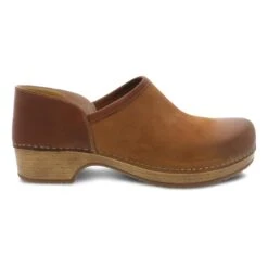 Dansko Brenna Tan Burnished Suede -Footwear Outlet Store 9431151600 VIS