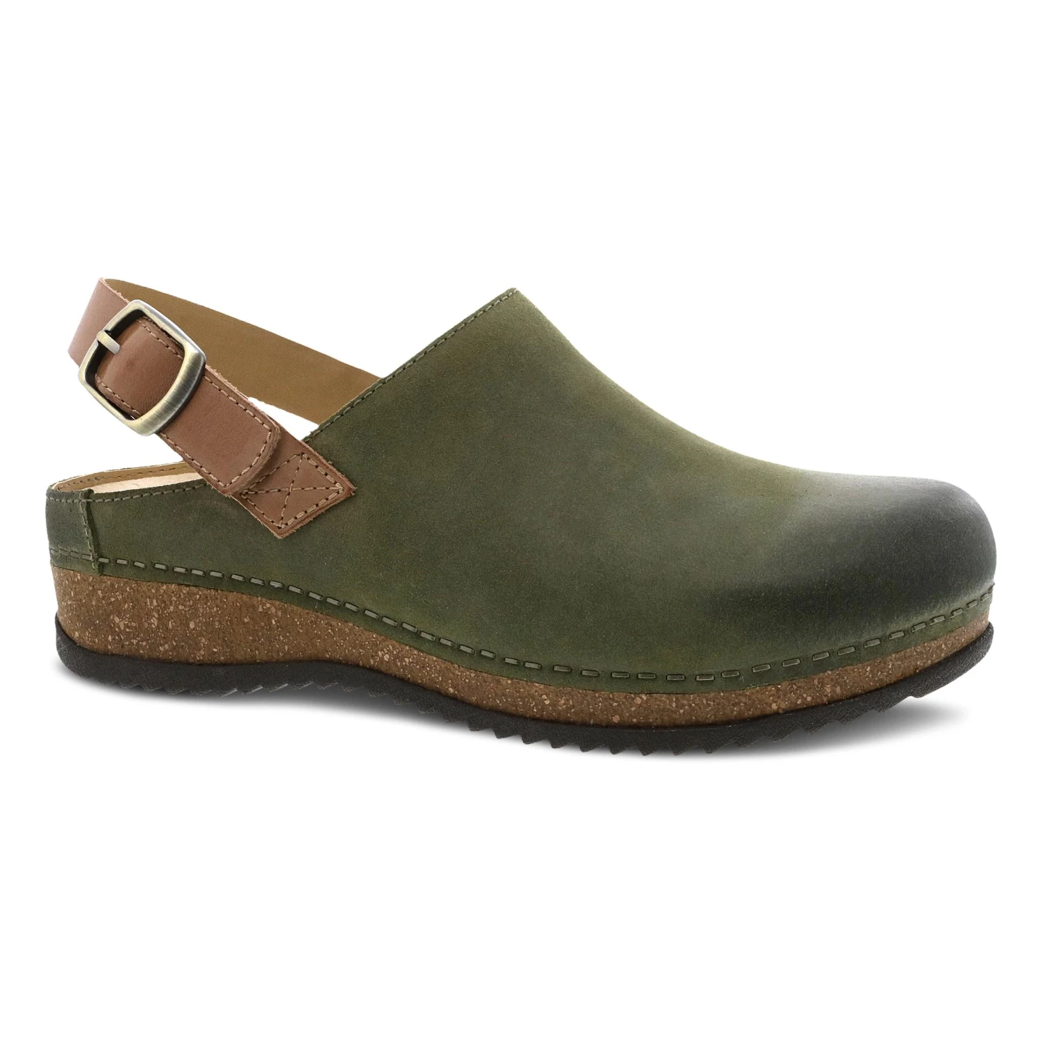 Dansko Merrin Olive Burnished Suede 1 Dansko Merrin Olive Burnished Suede