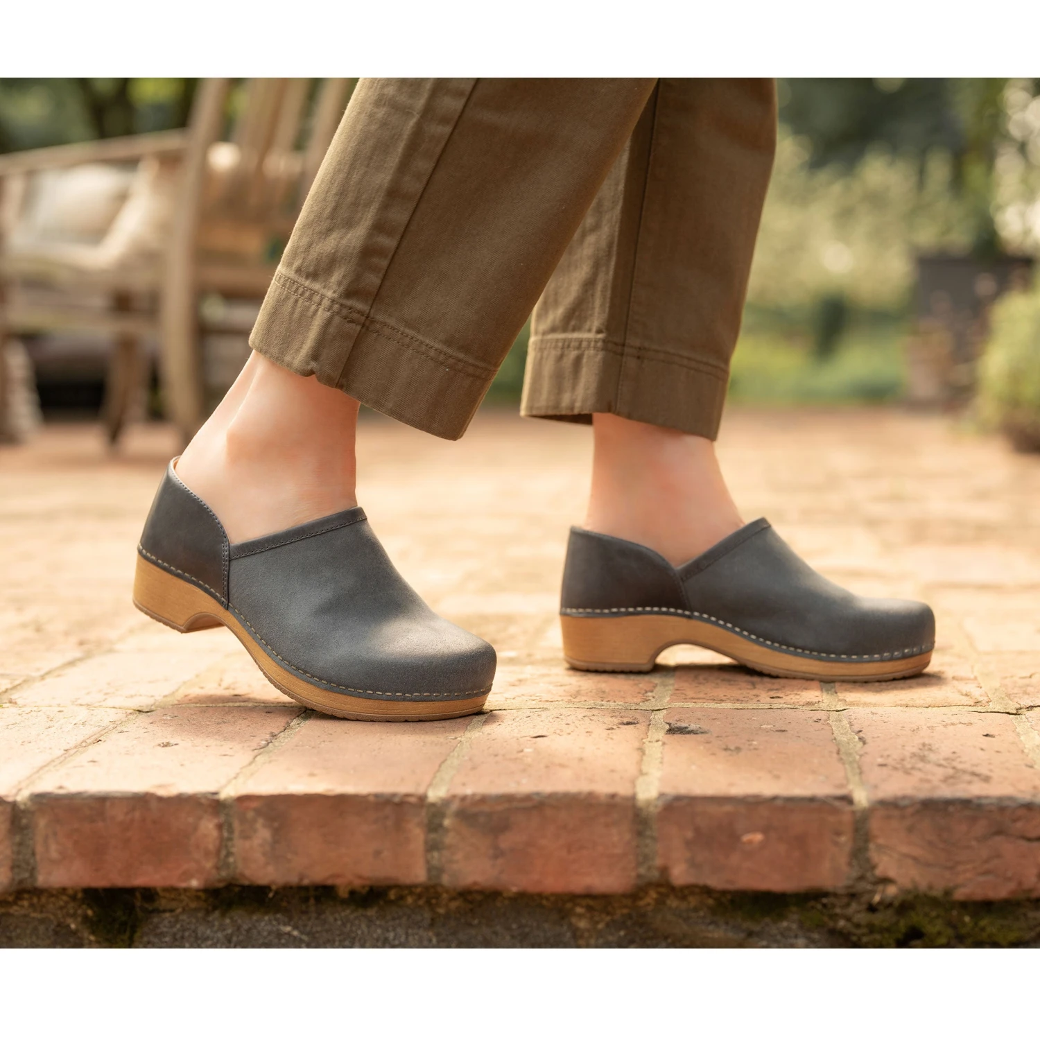 Dansko Brenna Navy Burnished Suede 2 Dansko Brenna Navy Burnished Suede - Image 2