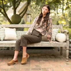 Dansko Brenna Tan Burnished Suede -Footwear Outlet Store Barnes PDP Brenna tan