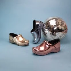 Dansko Professional Sky Chrome Metallic 12 Dansko Professional Sky Chrome Metallic -Footwear Outlet Store F23 Professional Chrome Collection Flatlay 2400x2400 89737c90 9deb 4f89 a591 e5aadec564d6