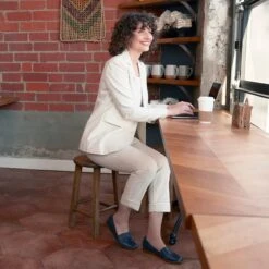 Dansko Larisa Navy Milled -Footwear Outlet Store S23 PDP Larisa Navy 2400x2400 1