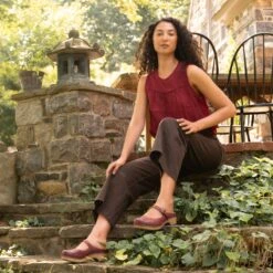 Dansko Bria Cinnabar Burnished Nubuck -Footwear Outlet Store S24 Barnes Bria Red 0139 Sept23 2400x2400 b36379f4 6ead 4fe1 aa5d e30ea6d77de1