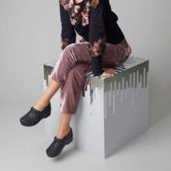 Dansko Professional Black Glitter -Footwear Outlet Store s24 professional glitter black onfoot 2400x2400 1