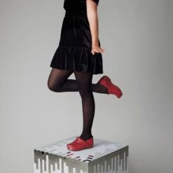 Dansko Professional Red Glitter -Footwear Outlet Store s24 professional glitter red onfoot 2400x2400 1